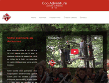 Tablet Screenshot of coo-adventure.com